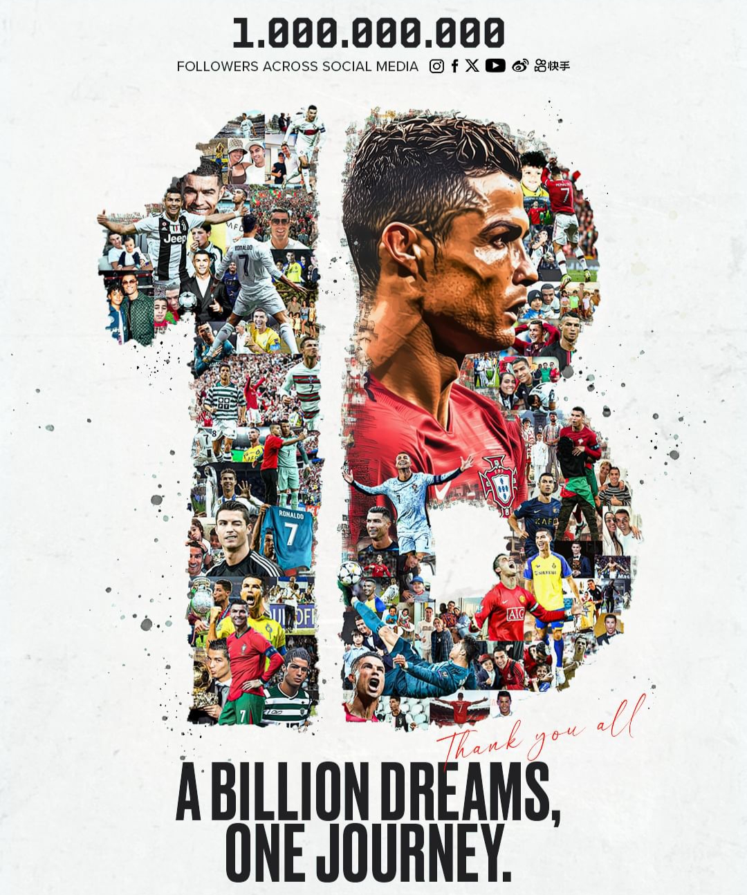 Cristiano Ronaldo 1 billion followers